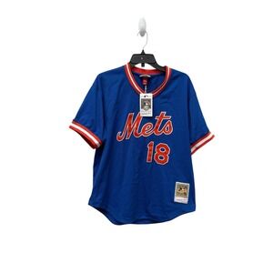 Mitchell & Ness New York Mets #18 Cooperstown‎ Jersey Baseball XL